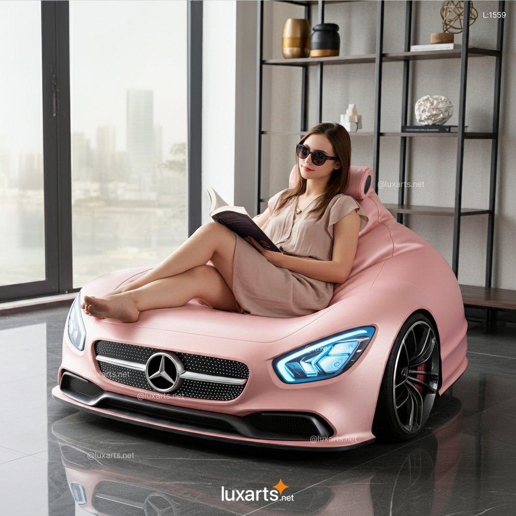 Mercedes-Benz Inspired Bean Bag Chair: Creative, Comfortable & Luxury Design mercedes benz inspired bean chair 12