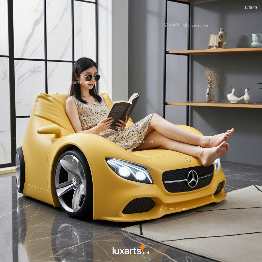 Mercedes-Benz Inspired Bean Bag Chair: Creative, Comfortable & Luxury Design mercedes benz inspired bean chair 5