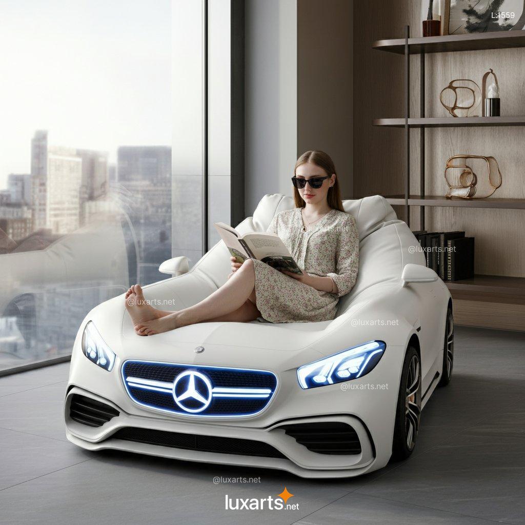 Mercedes-Benz Inspired Bean Bag Chair: Creative, Comfortable & Luxury Design mercedes benz inspired bean chair 6