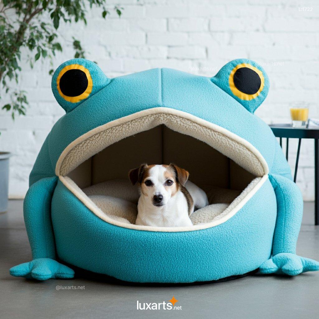 Creative Frog Shaped Pet Beds: Your Pet's New Favorite Spot pet frog beds 1