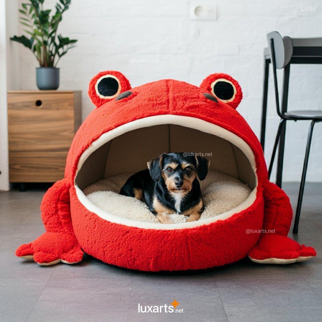 Creative Frog Shaped Pet Beds: Your Pet's New Favorite Spot pet frog beds 2