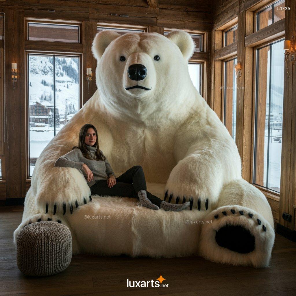 Polar Bear Lounger: A Polar Adventure for Your Living Room polar bear lounger 12