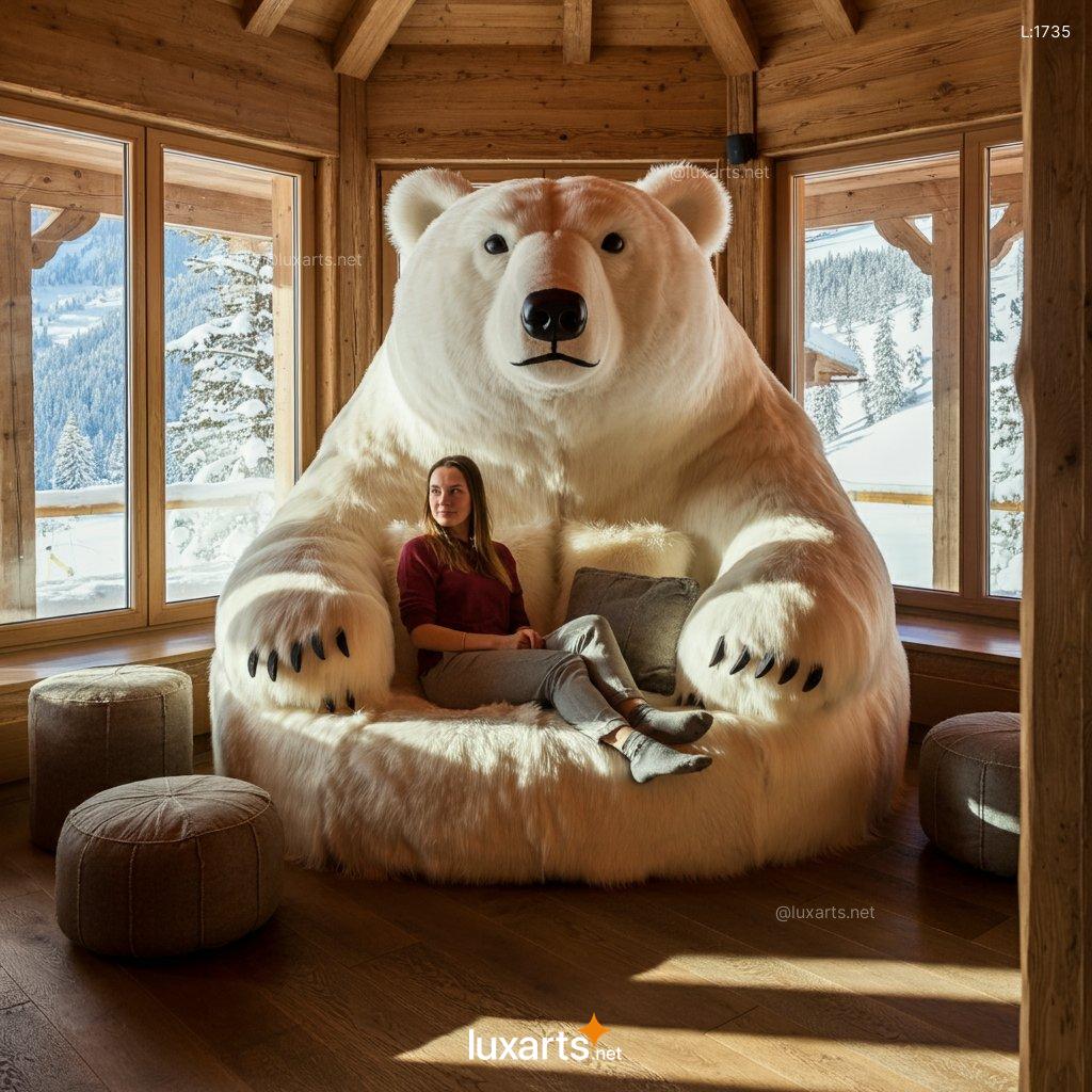 Polar Bear Lounger: A Polar Adventure for Your Living Room polar bear lounger 14