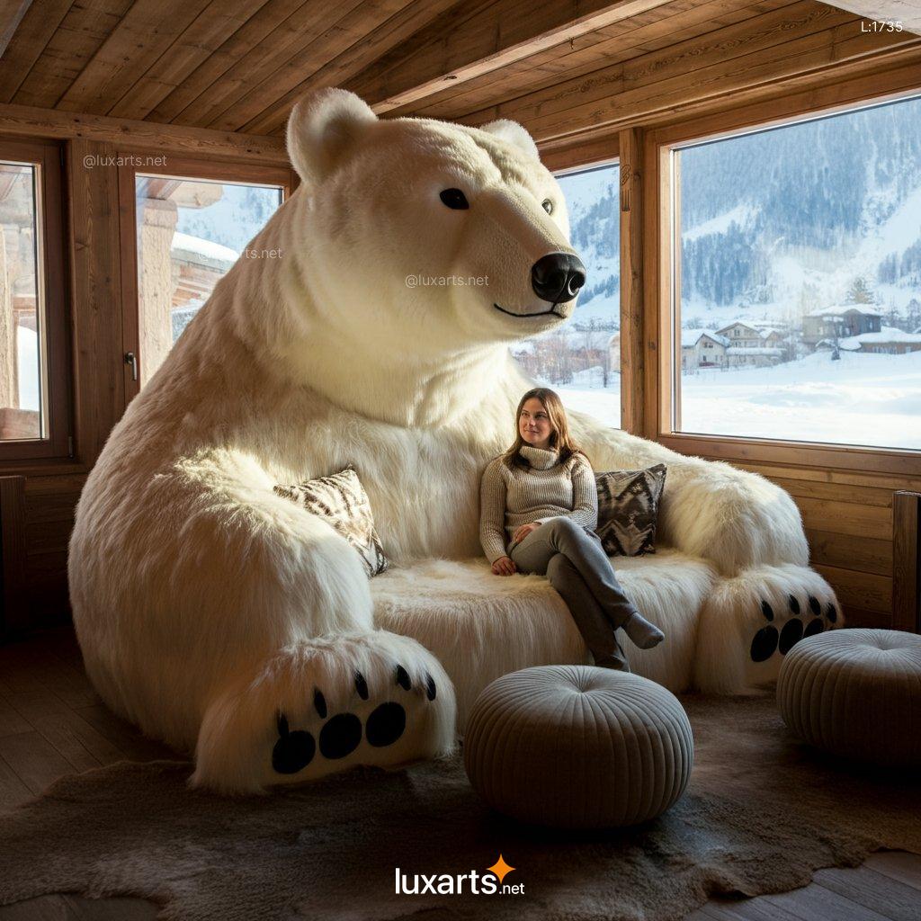 Polar Bear Lounger: A Polar Adventure for Your Living Room polar bear lounger 15