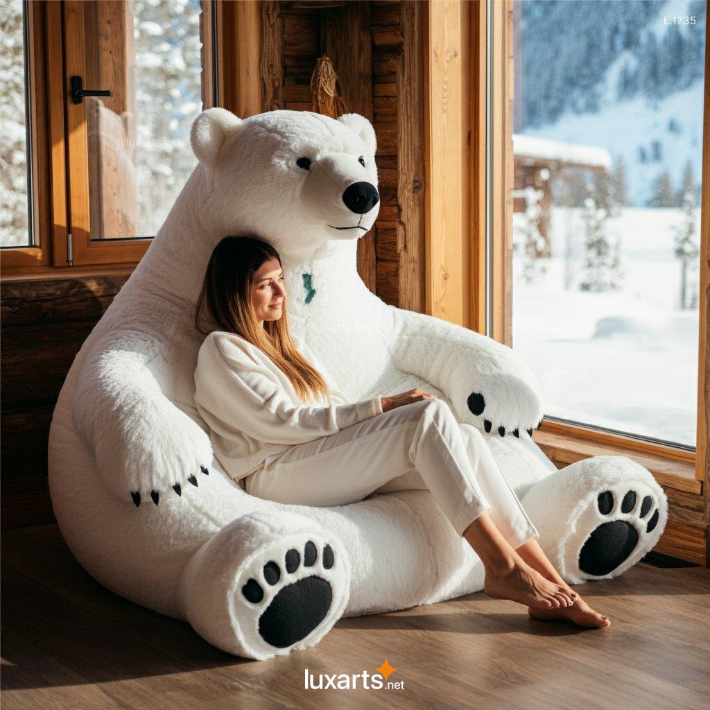 Polar Bear Lounger: A Polar Adventure for Your Living Room polar bear lounger 2