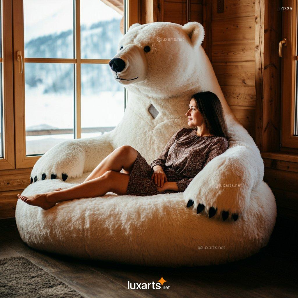 Polar Bear Lounger: A Polar Adventure for Your Living Room polar bear lounger 3