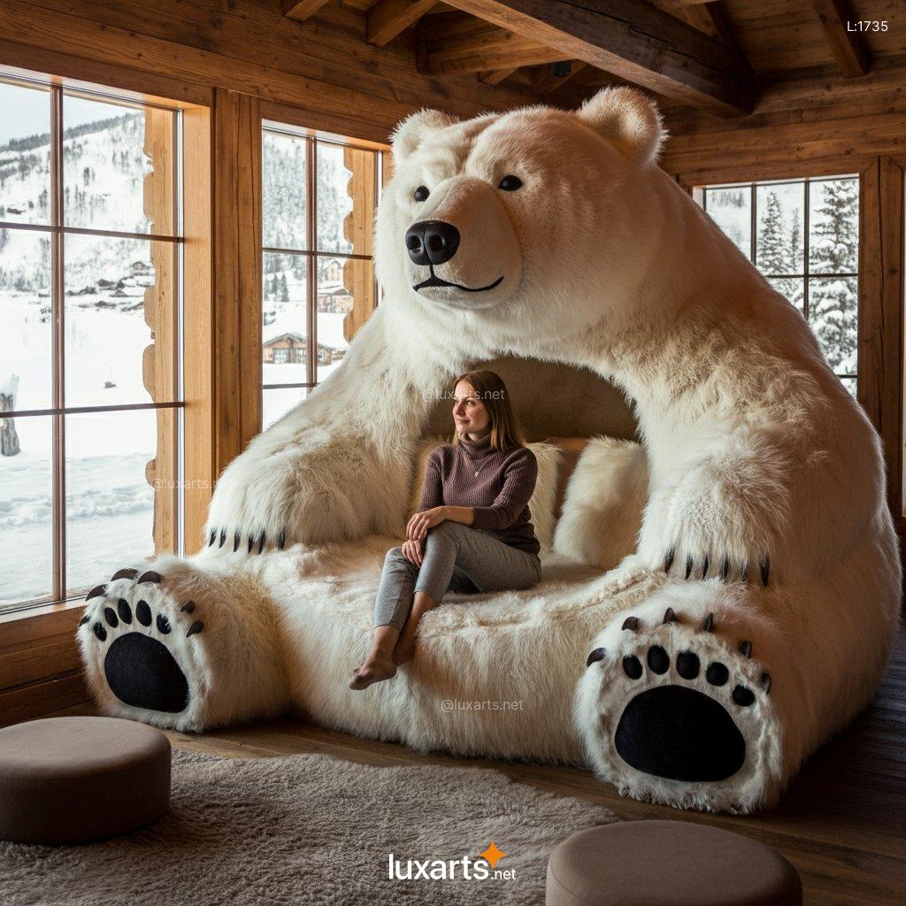 Polar Bear Lounger: A Polar Adventure for Your Living Room polar bear lounger 6