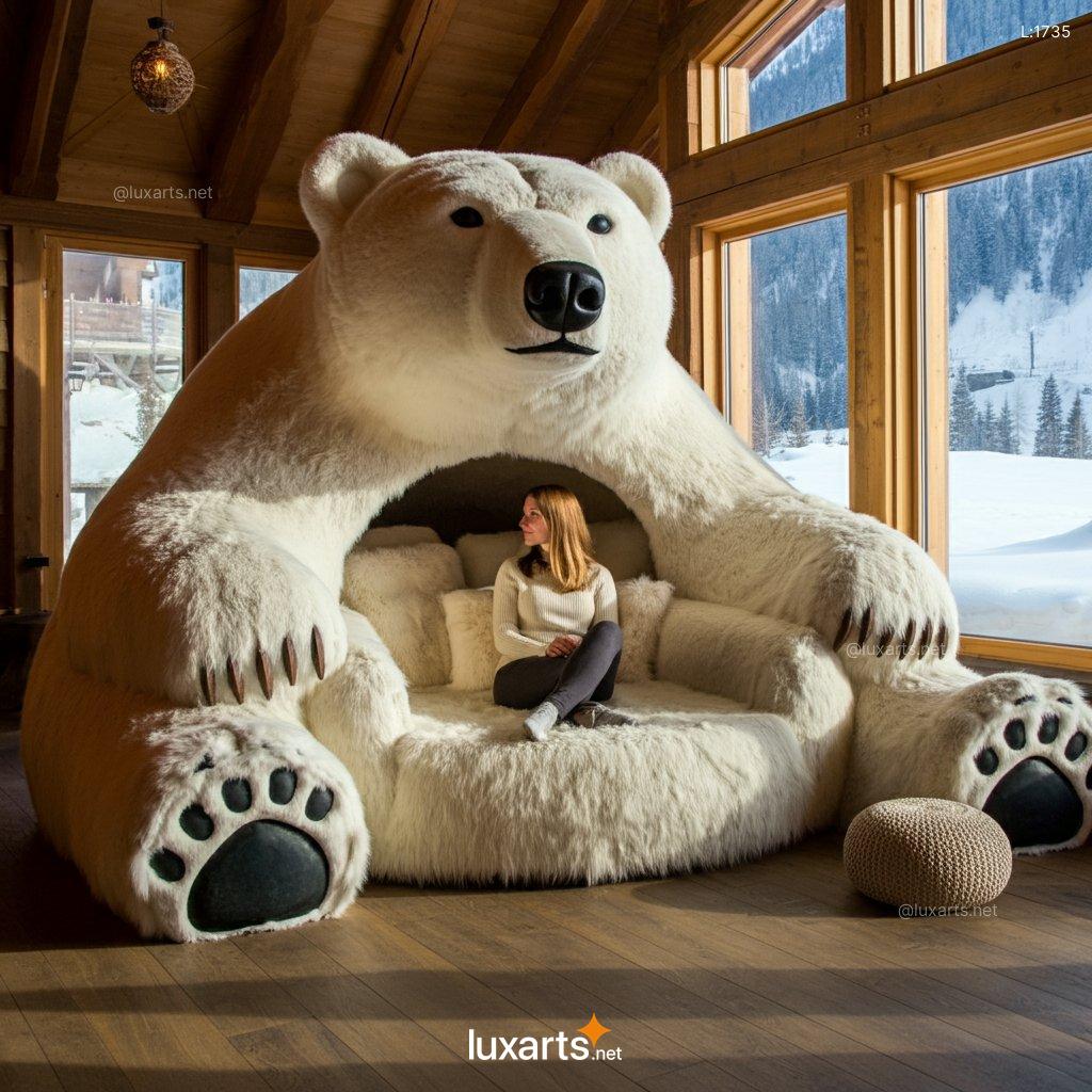 Polar Bear Lounger: A Polar Adventure for Your Living Room polar bear lounger 7