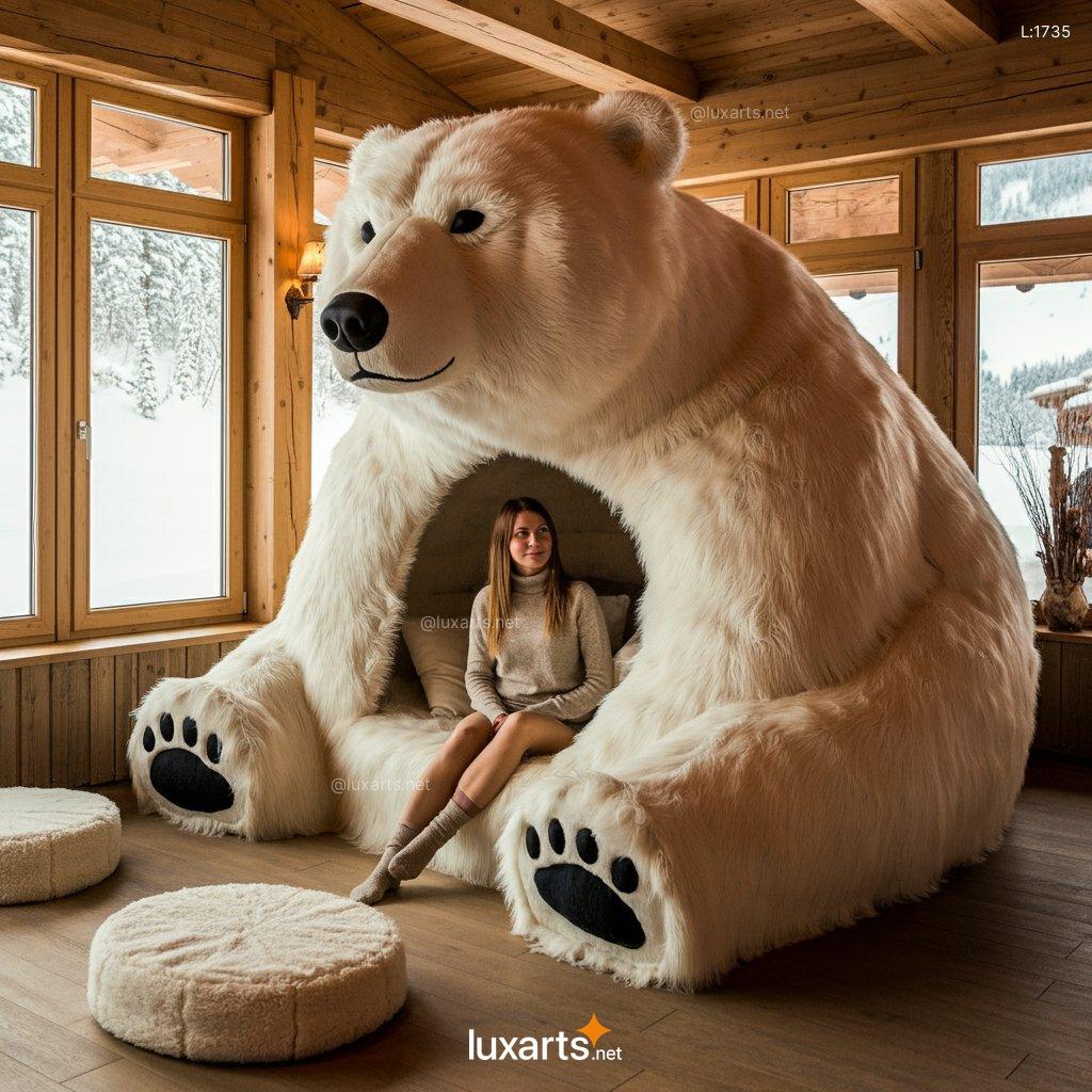 Polar Bear Lounger: A Polar Adventure for Your Living Room polar bear lounger 8