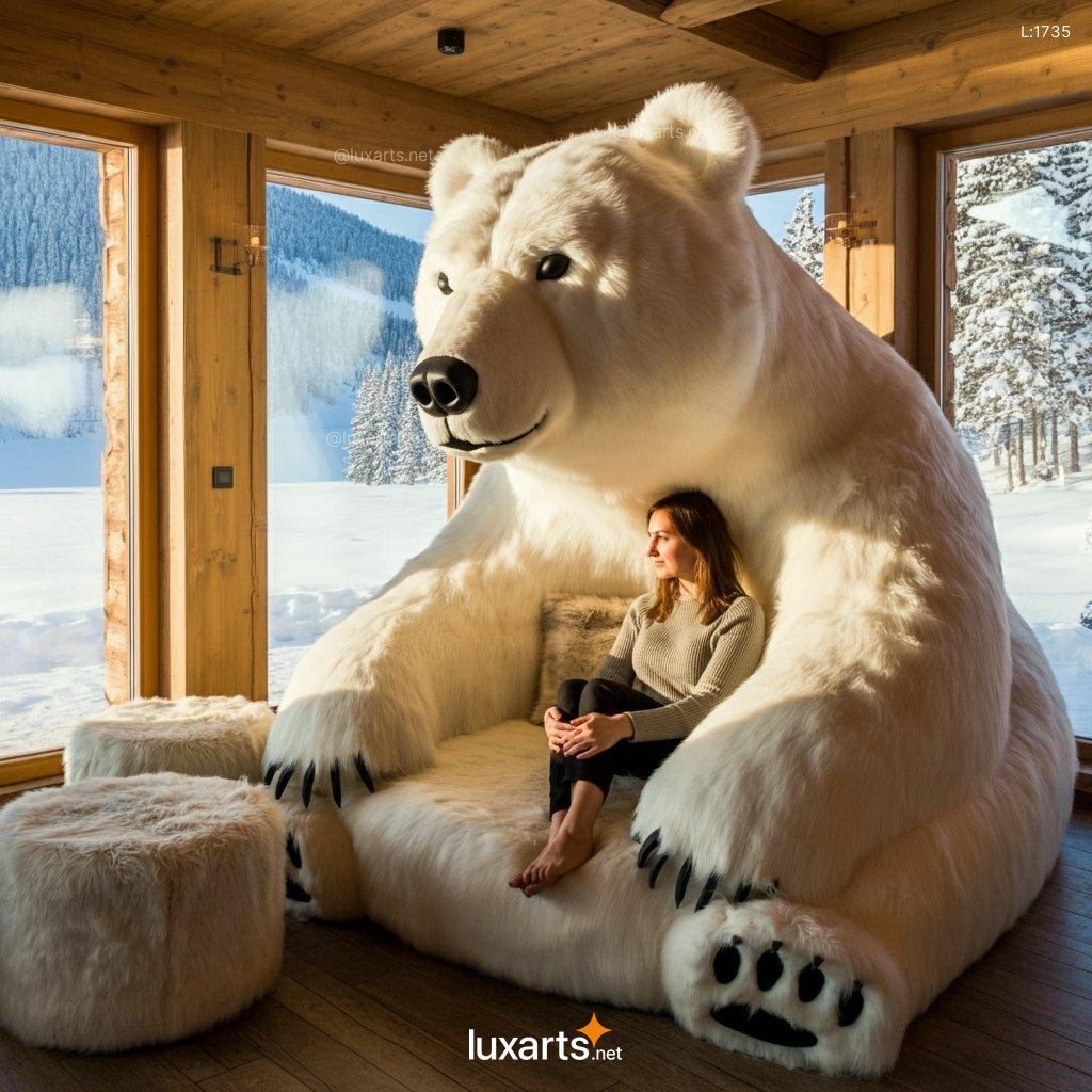 Polar Bear Lounger: A Polar Adventure for Your Living Room polar bear lounger 9