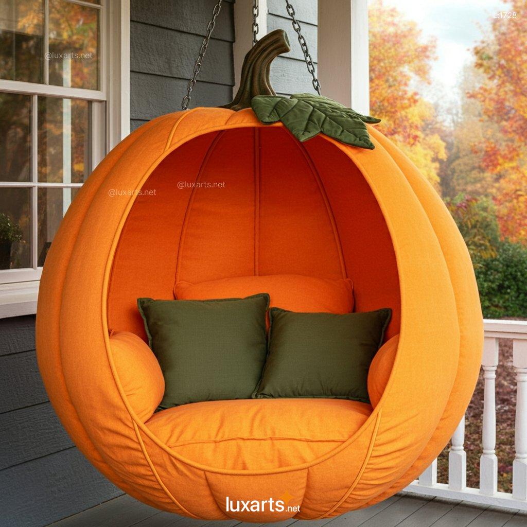 Pumpkin Porch Loungers: Unique Halloween Decor for Your Porch pumpkin porch loungers 2