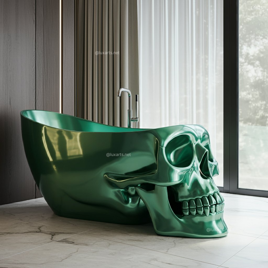 Indulge in Luxury: Skull Shaped Bathtub for Ultimate Relaxation skull bathtub 8