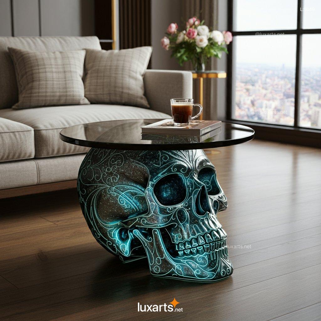 Skull Coffee Table: Edgy and Eye-Catching Living Room Accent skull coffee table 10