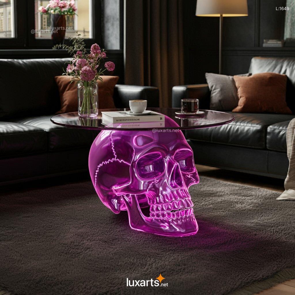 Skull Coffee Table: Edgy and Eye-Catching Living Room Accent skull coffee table 3