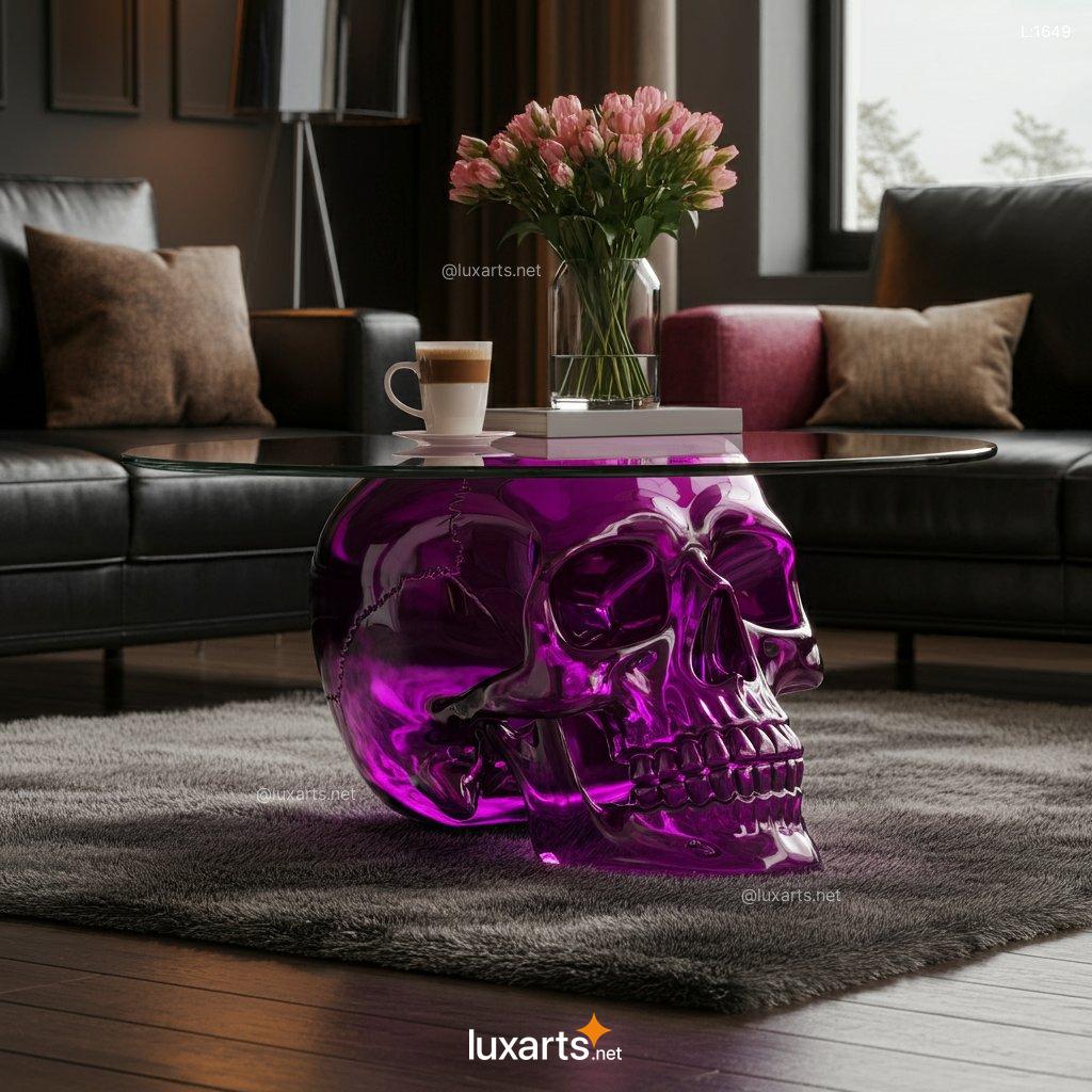 Skull Coffee Table: Edgy and Eye-Catching Living Room Accent skull coffee table 4