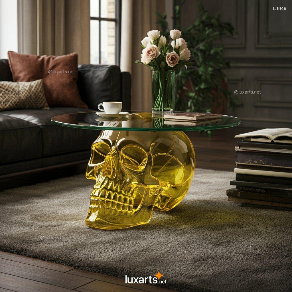 Skull Coffee Table: Edgy and Eye-Catching Living Room Accent skull coffee table 6