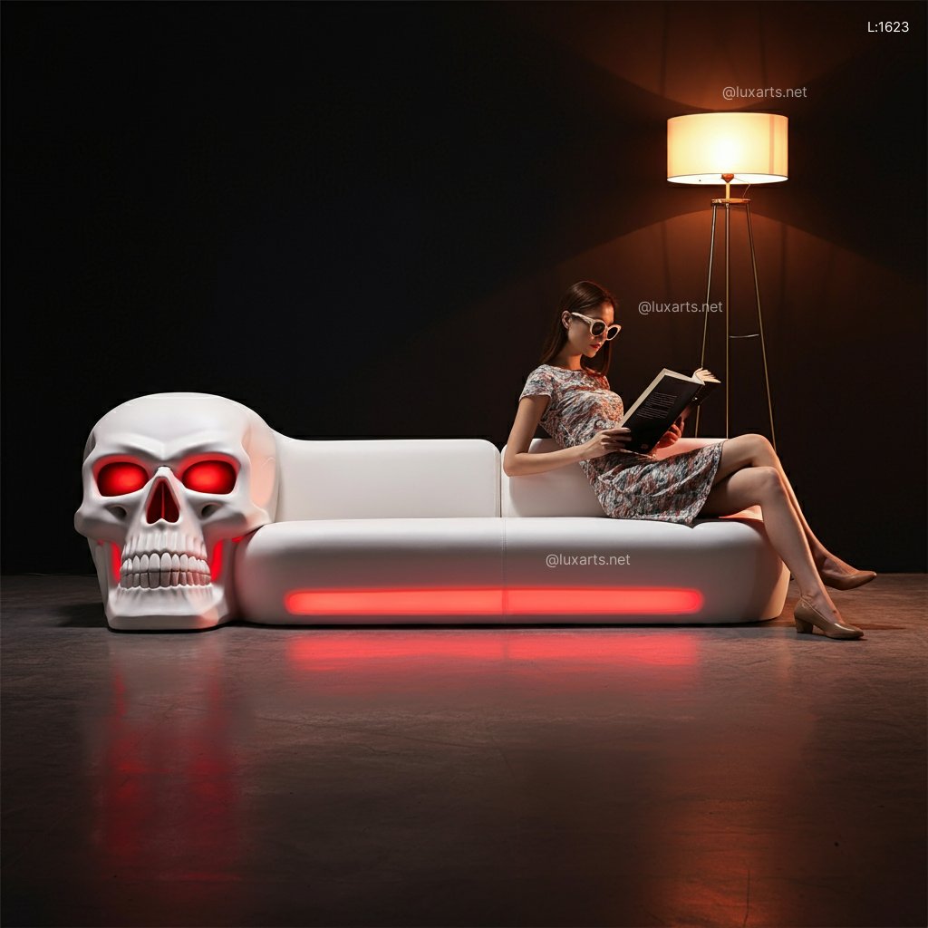 Skull Sofa: Creative & Unique Gothic Furniture for Edgy Living Spaces skull sofa 2