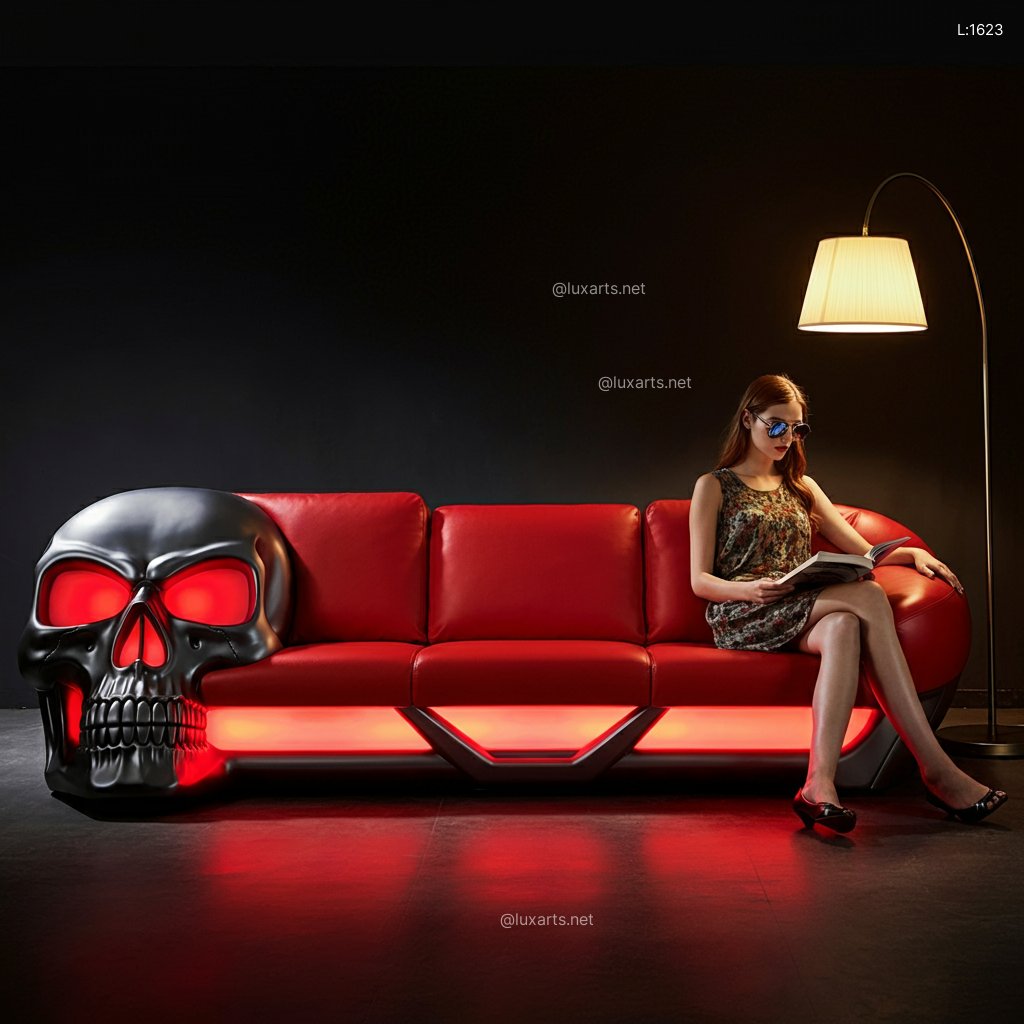 Skull Sofa: Creative & Unique Gothic Furniture for Edgy Living Spaces skull sofa 4