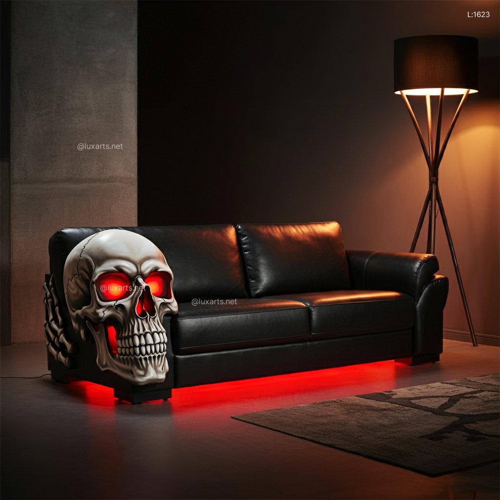 Skull Sofa: Creative & Unique Gothic Furniture for Edgy Living Spaces skull sofa 8