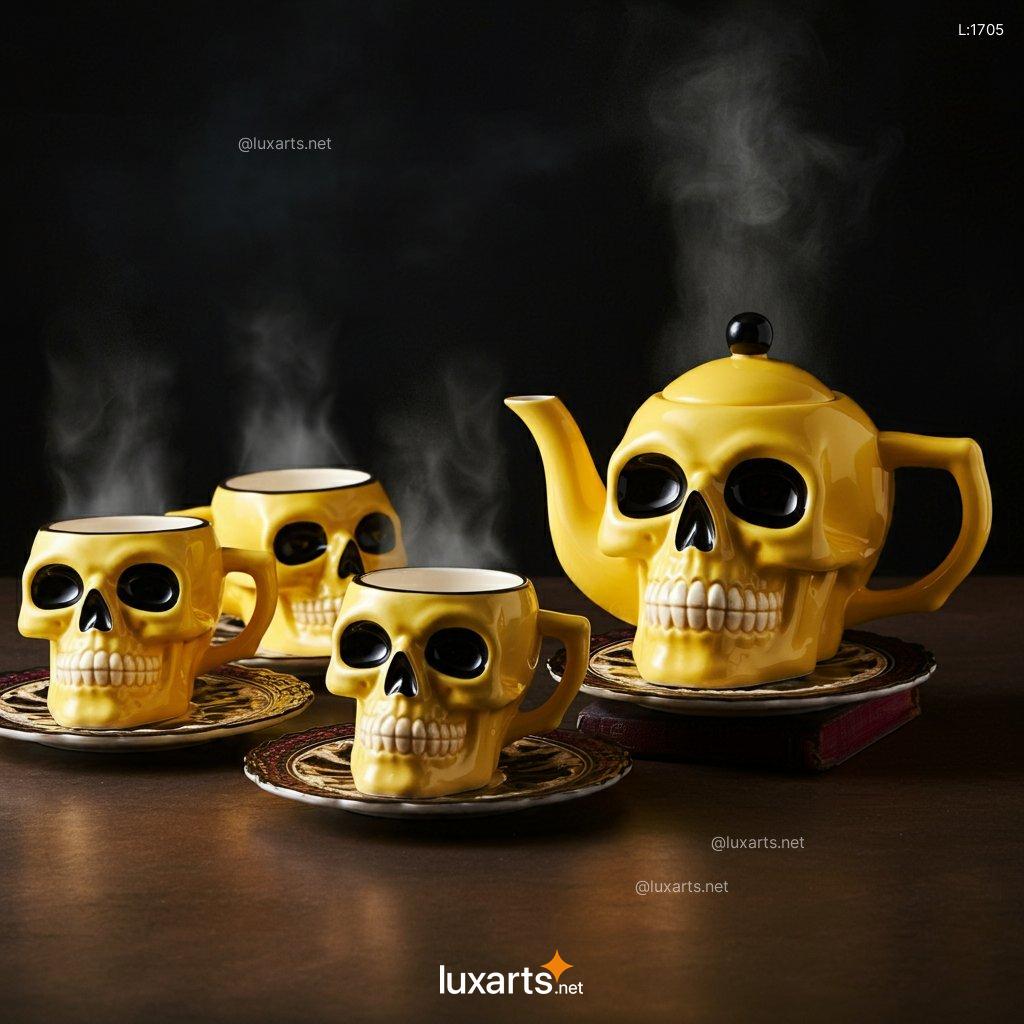 Skull Tea Set: Creative & Unique Skull-Shaped Teaware for the Bold skull tea set 12