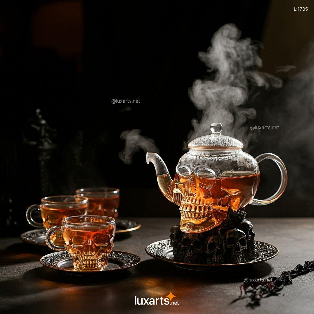 Skull Tea Set: Creative & Unique Skull-Shaped Teaware for the Bold skull tea set 4