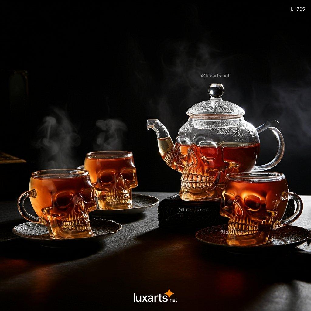 Skull Tea Set: Creative & Unique Skull-Shaped Teaware for the Bold skull tea set 6