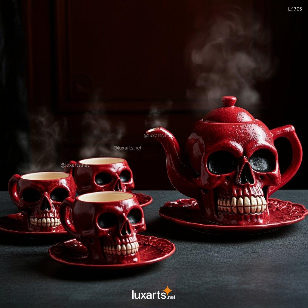 Skull Tea Set: Creative & Unique Skull-Shaped Teaware for the Bold skull tea set 7