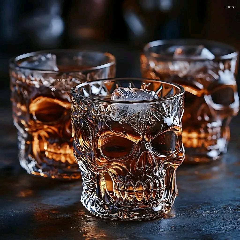 Skull Whiskey Glasses: Dark, Mysterious Crystal Skulls for a Memorable Experience skull whiskey glasses 1