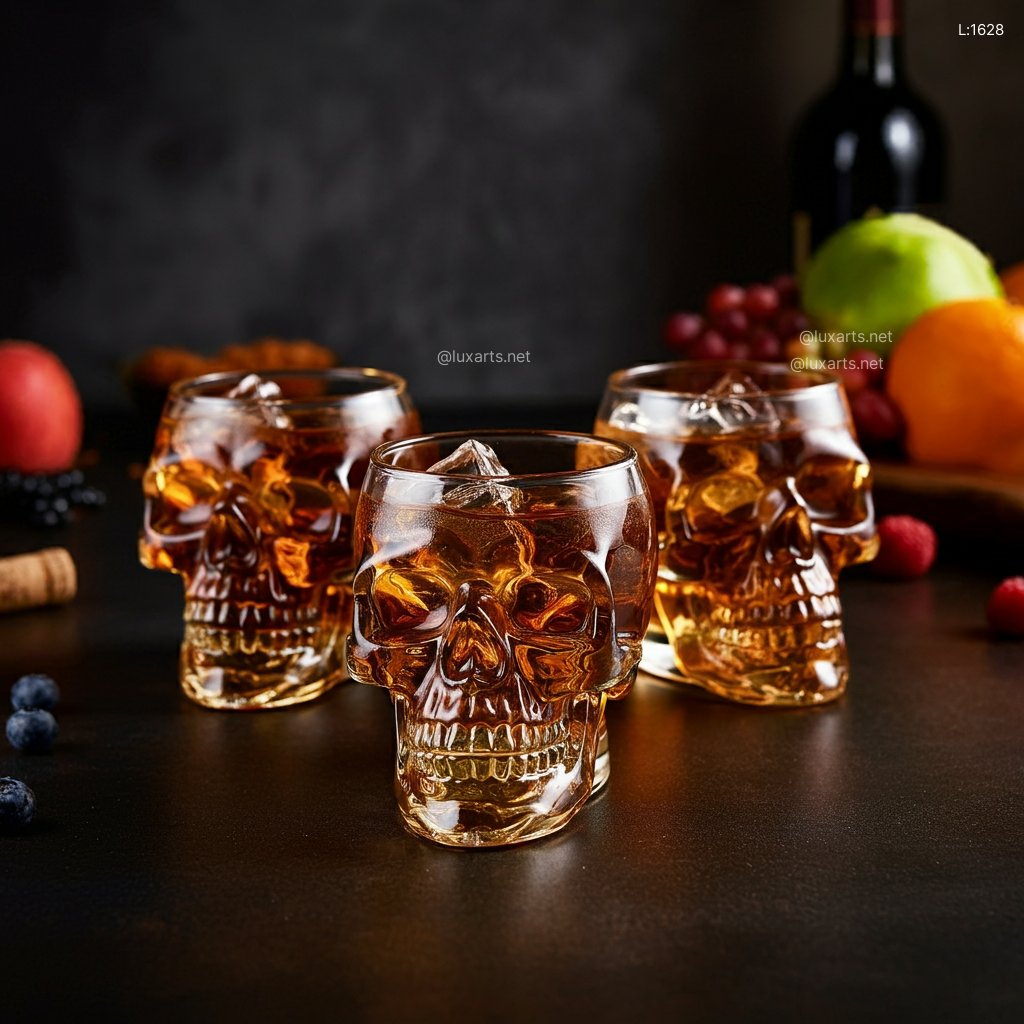 Skull Whiskey Glasses: Dark, Mysterious Crystal Skulls for a Memorable Experience skull whiskey glasses 5