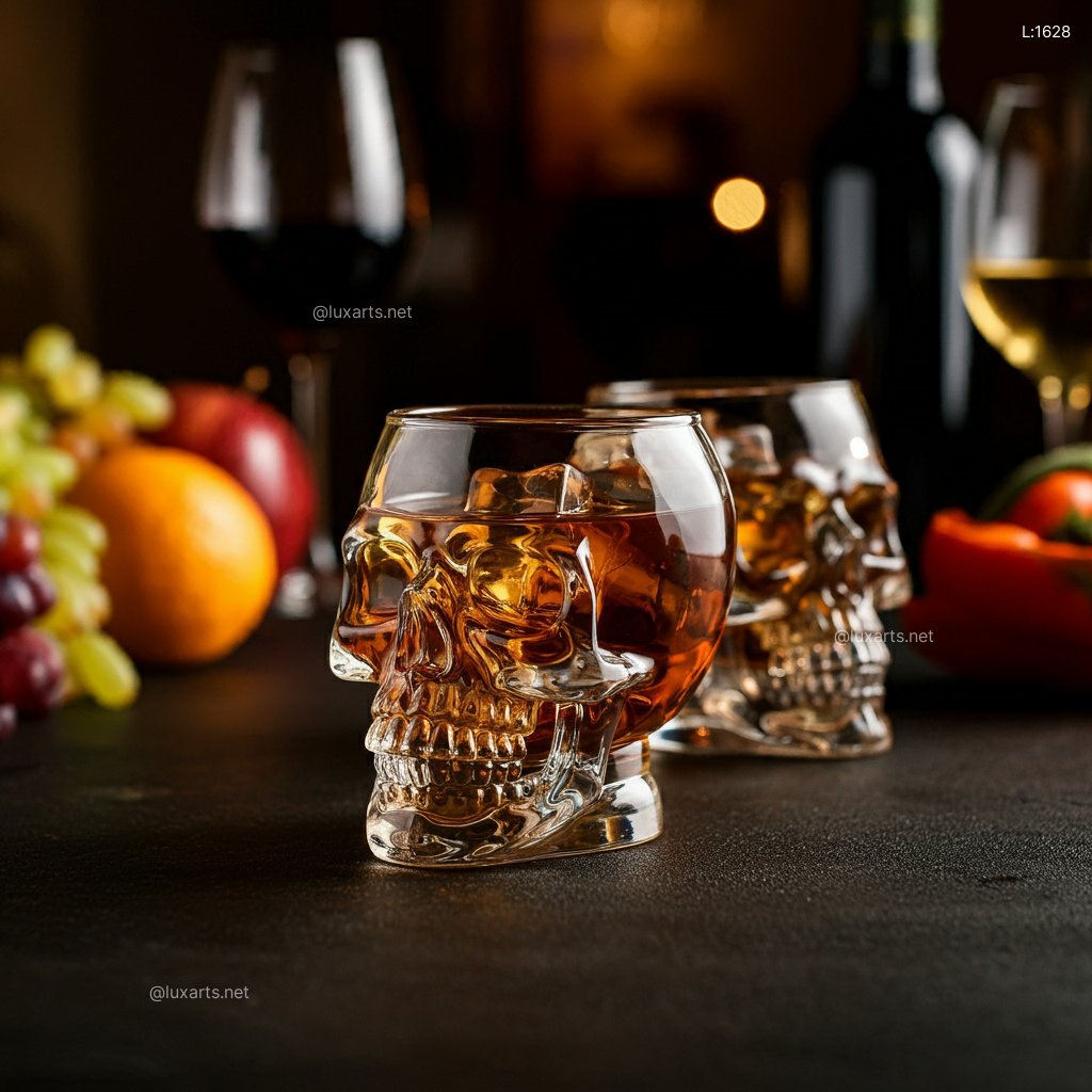 Skull Whiskey Glasses: Dark, Mysterious Crystal Skulls for a Memorable Experience skull whiskey glasses 9