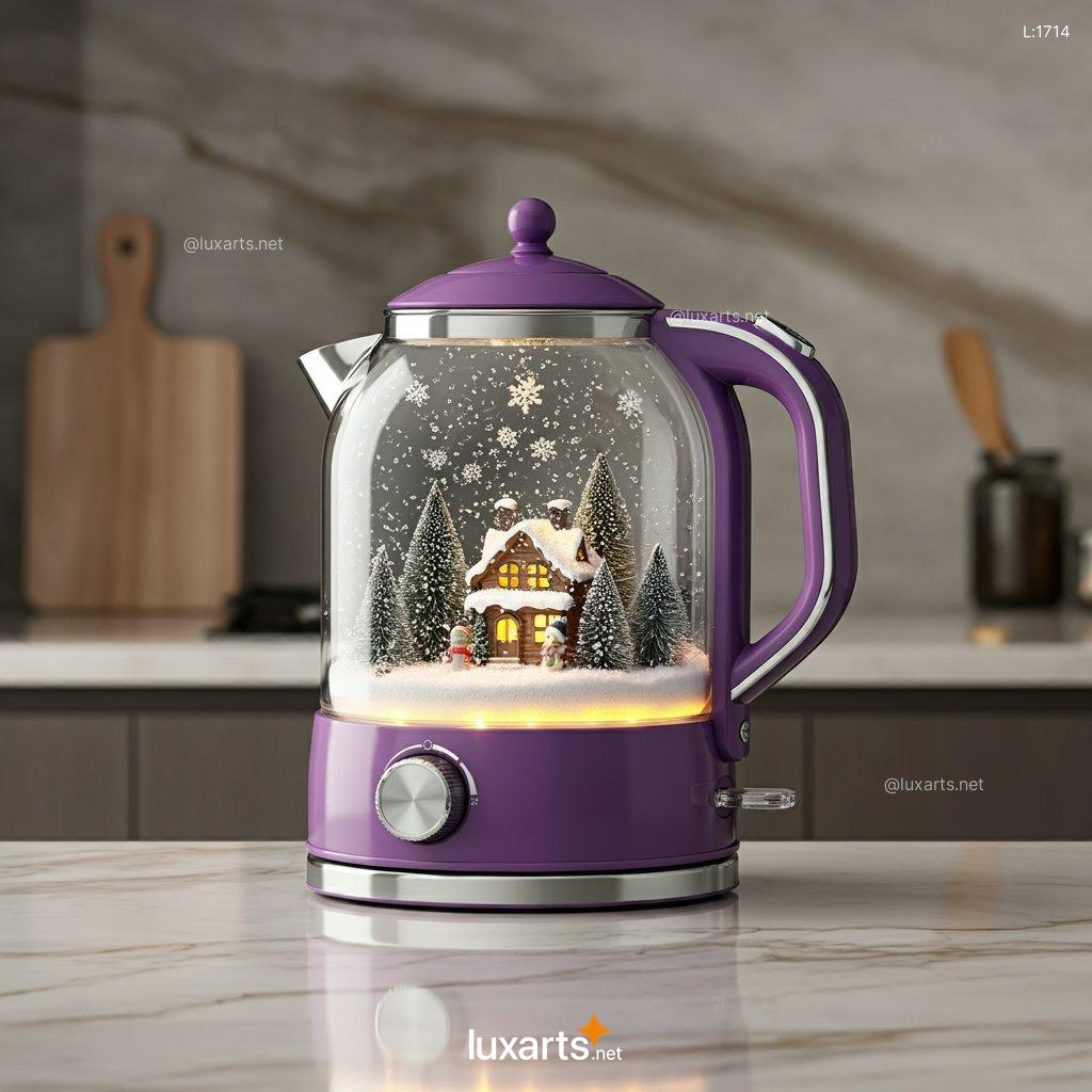 Snow Globe Kettle: Magical Winter Wonderland in Your Kitchen snow globe kettle 1