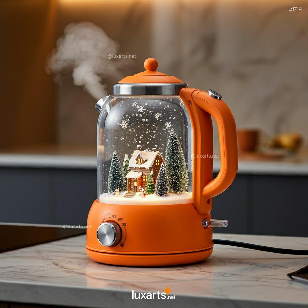 Snow Globe Kettle: Magical Winter Wonderland in Your Kitchen snow globe kettle 10