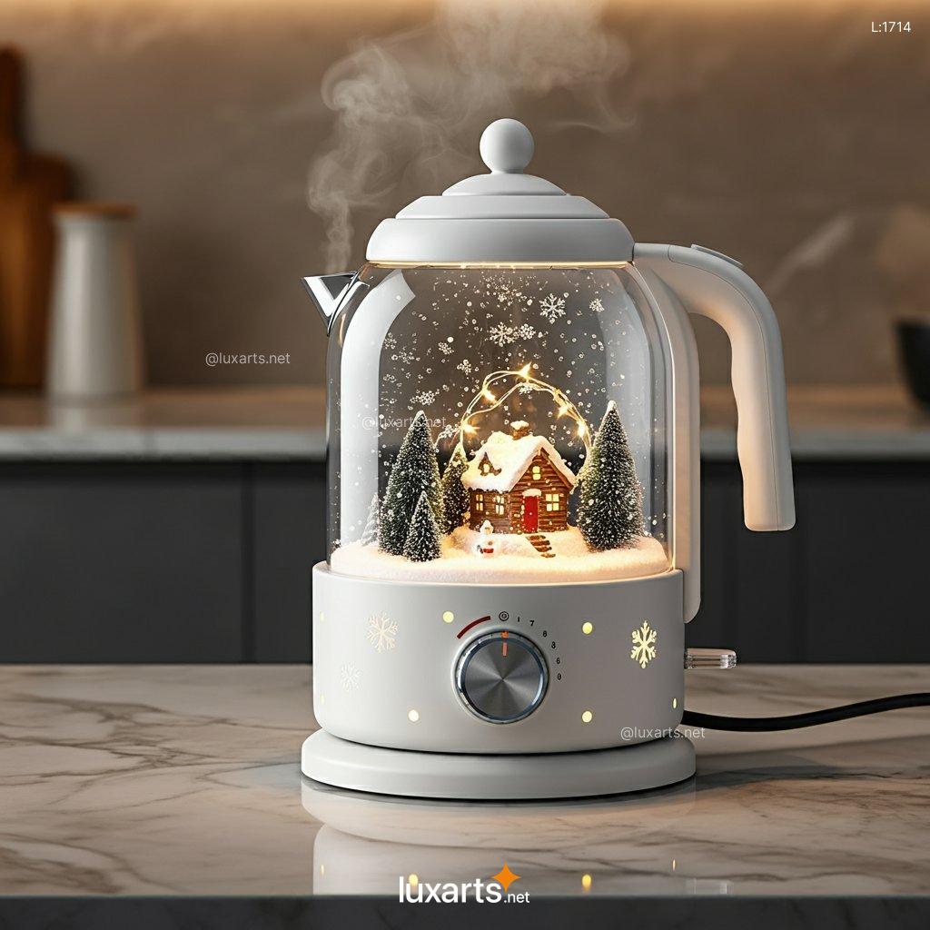 Snow Globe Kettle: Magical Winter Wonderland in Your Kitchen snow globe kettle 11