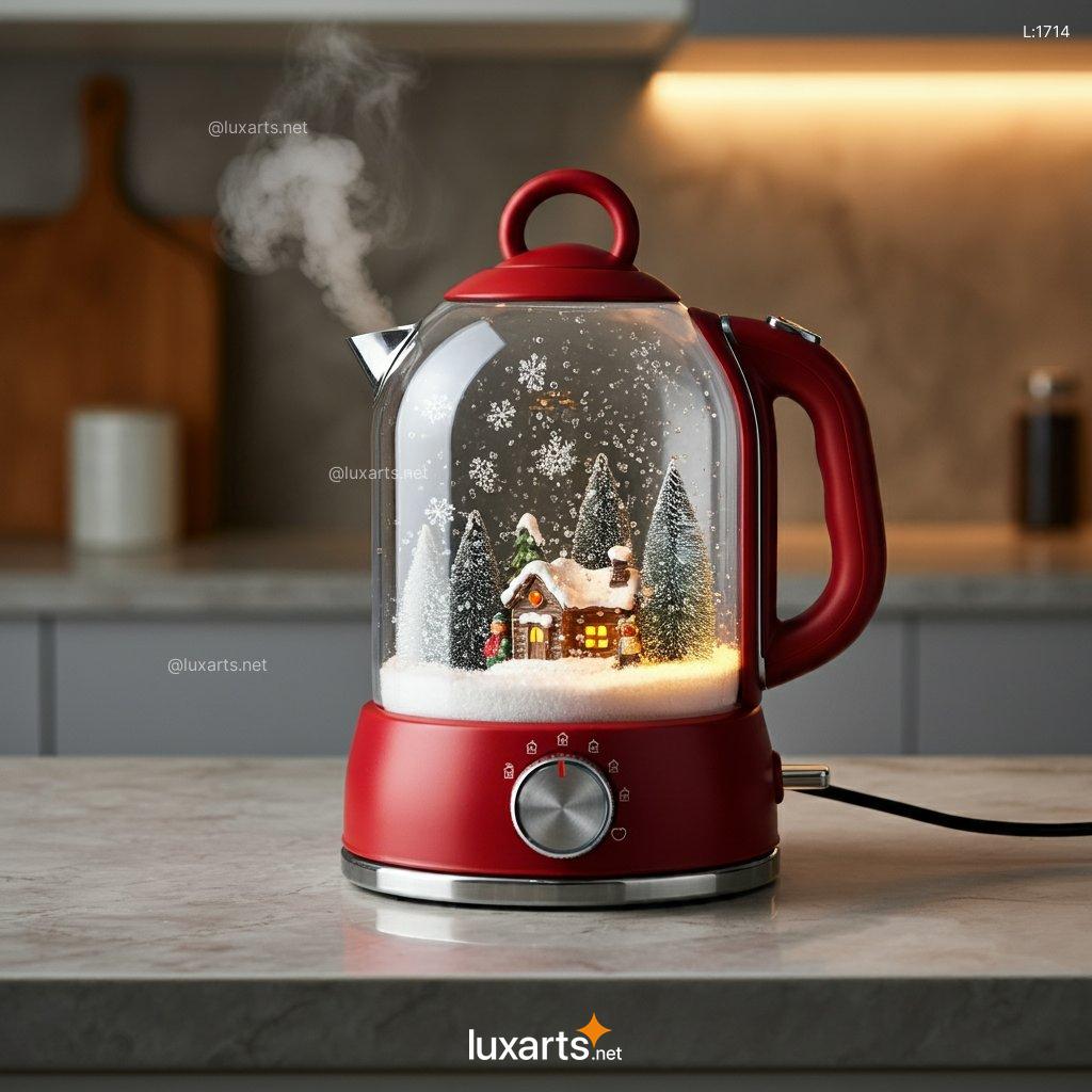 Snow Globe Kettle: Magical Winter Wonderland in Your Kitchen snow globe kettle 3