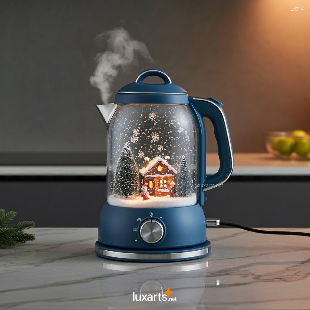 Snow Globe Kettle: Magical Winter Wonderland in Your Kitchen snow globe kettle 4