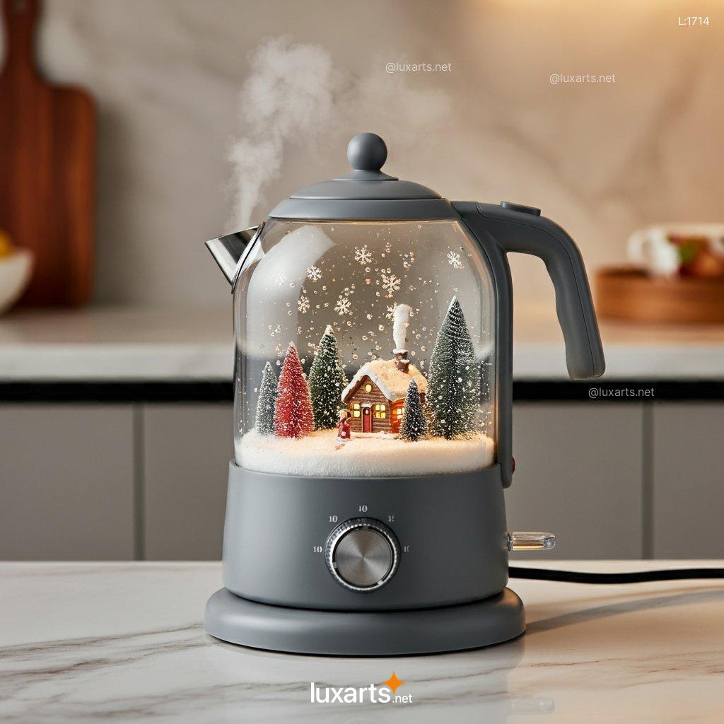 Snow Globe Kettle: Magical Winter Wonderland in Your Kitchen snow globe kettle 9