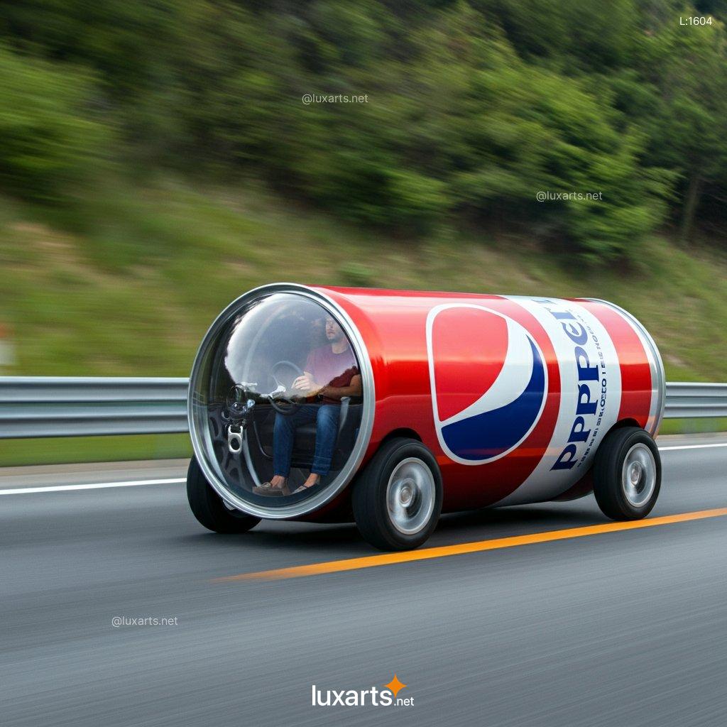 Soda Can Shaped Car: Unique Concept Car with a Soda Can Shape soda can shaped car 1