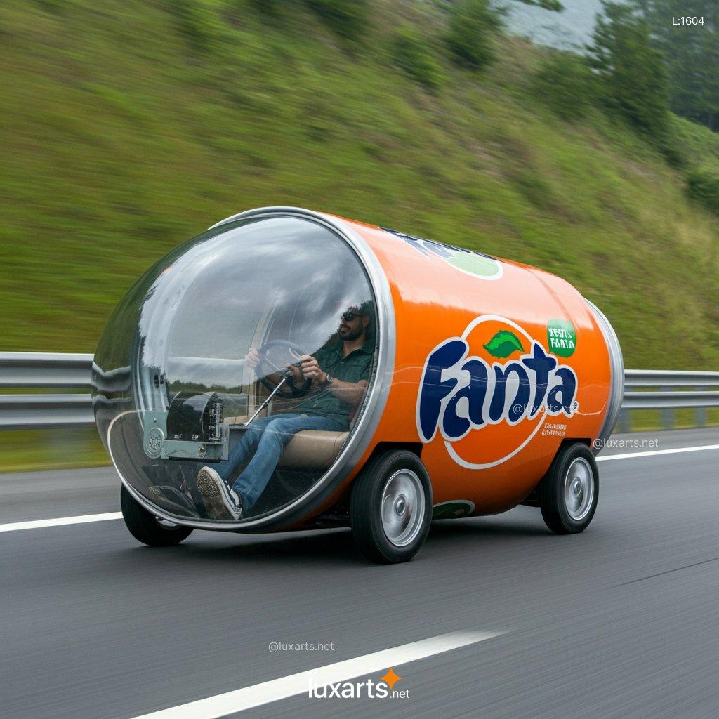 Soda Can Shaped Car: Unique Concept Car with a Soda Can Shape soda can shaped car 2