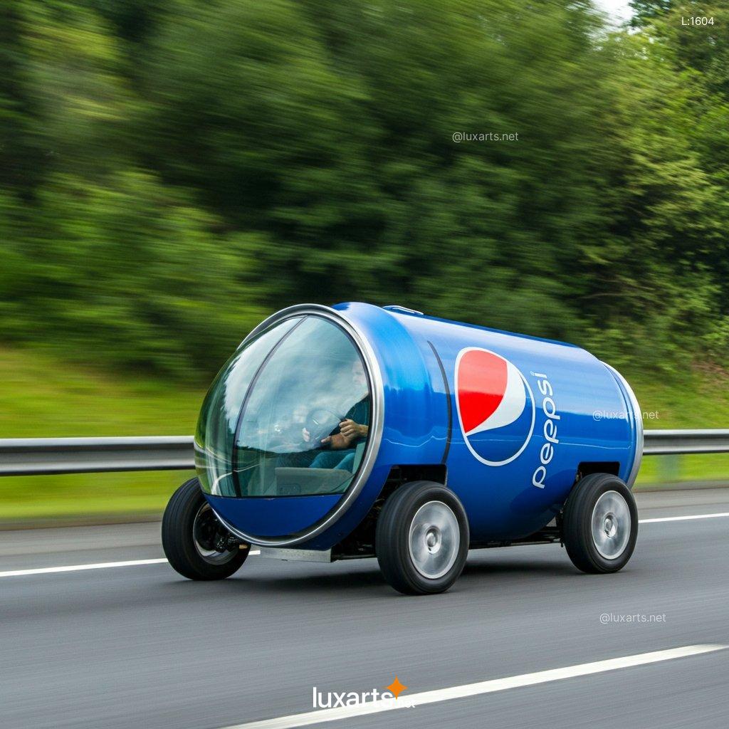 Soda Can Shaped Car: Unique Concept Car with a Soda Can Shape soda can shaped car 6