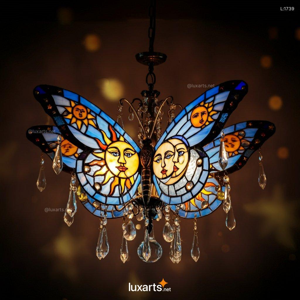 Stained Glass Butterfly Chandelier: Discover Collection of Exquisite Butterfly Chandeliers stained glass butterfly chandelier 1