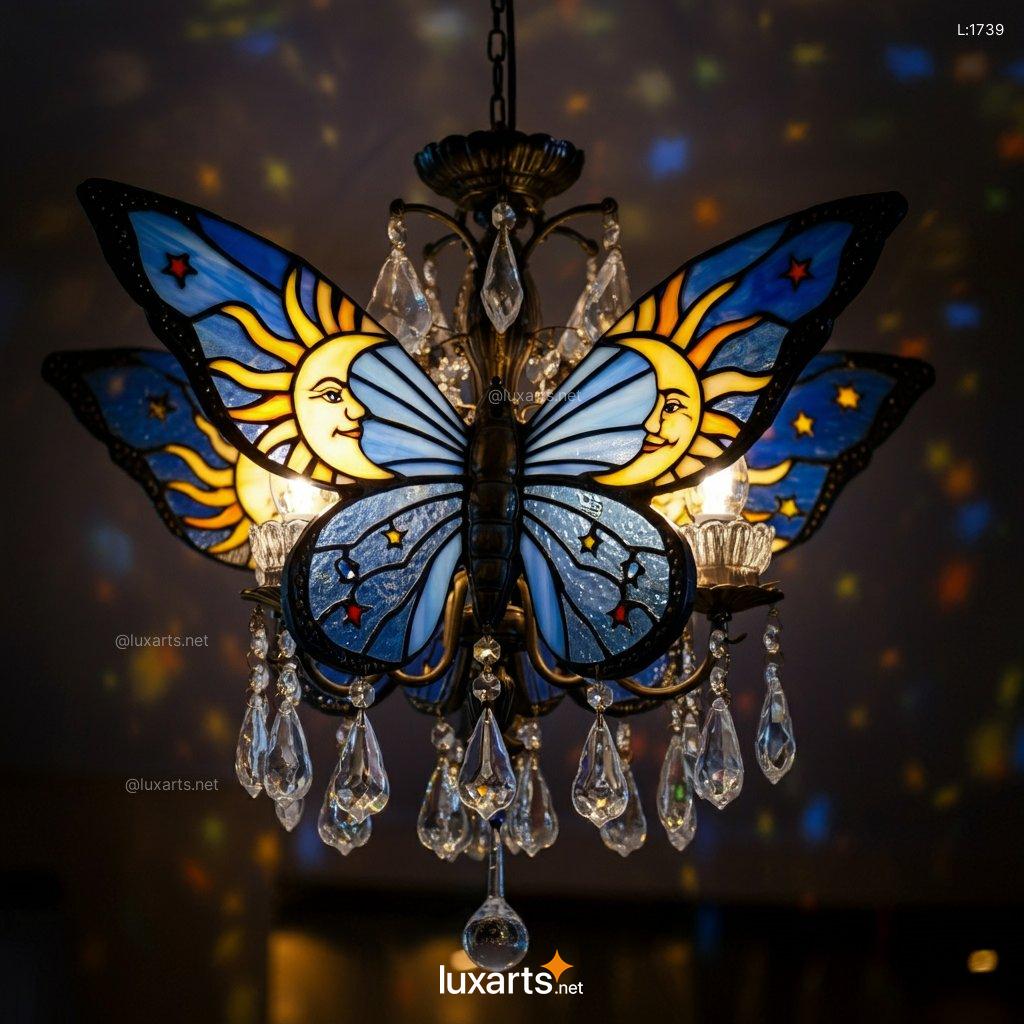 Stained Glass Butterfly Chandelier: Discover Collection of Exquisite Butterfly Chandeliers stained glass butterfly chandelier 10