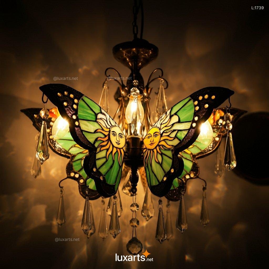 Stained Glass Butterfly Chandelier: Discover Collection of Exquisite Butterfly Chandeliers stained glass butterfly chandelier 12