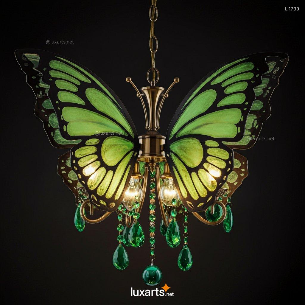 Stained Glass Butterfly Chandelier: Discover Collection of Exquisite Butterfly Chandeliers stained glass butterfly chandelier 13