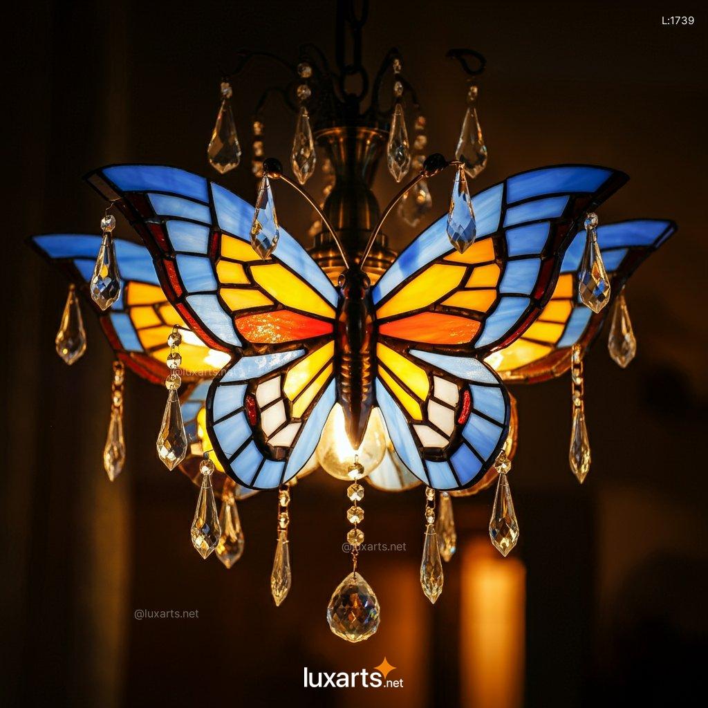 Stained Glass Butterfly Chandelier: Discover Collection of Exquisite Butterfly Chandeliers stained glass butterfly chandelier 3