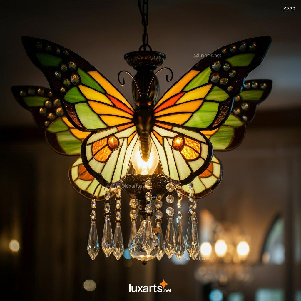 Stained Glass Butterfly Chandelier: Discover Collection of Exquisite Butterfly Chandeliers stained glass butterfly chandelier 5