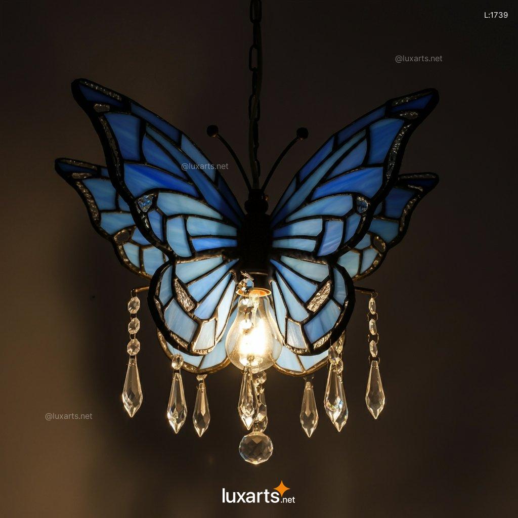 Stained Glass Butterfly Chandelier: Discover Collection of Exquisite Butterfly Chandeliers stained glass butterfly chandelier 7