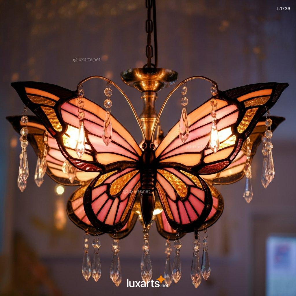 Stained Glass Butterfly Chandelier: Discover Collection of Exquisite Butterfly Chandeliers stained glass butterfly chandelier 8