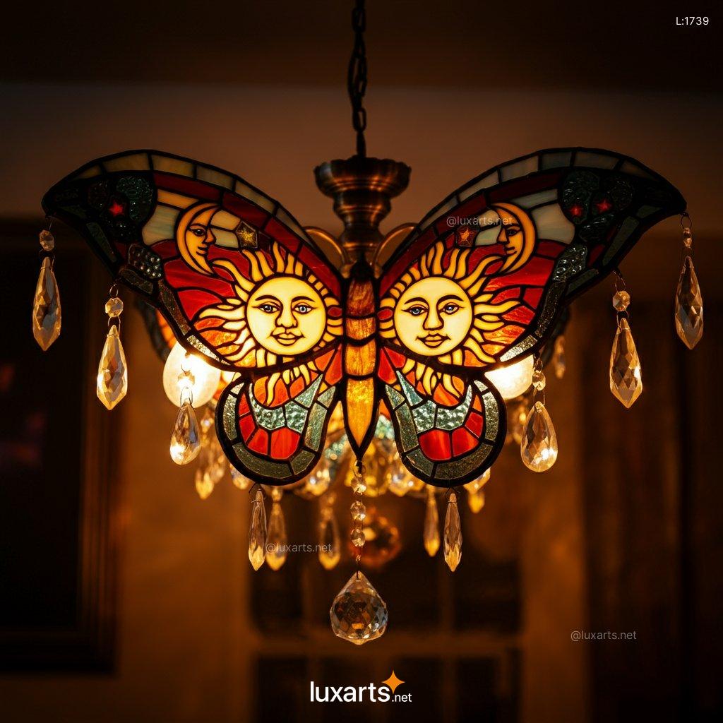 Stained Glass Butterfly Chandelier: Discover Collection of Exquisite Butterfly Chandeliers stained glass butterfly chandelier 9