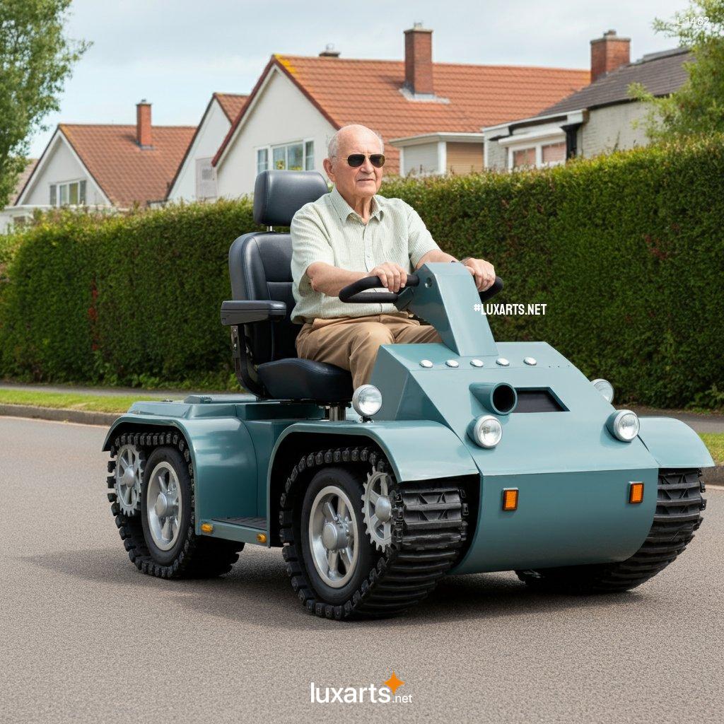 Tank Shaped Mobility Scooter: Innovative Design for Ultimate Comfort and Style tank shaped mobility scooter 1