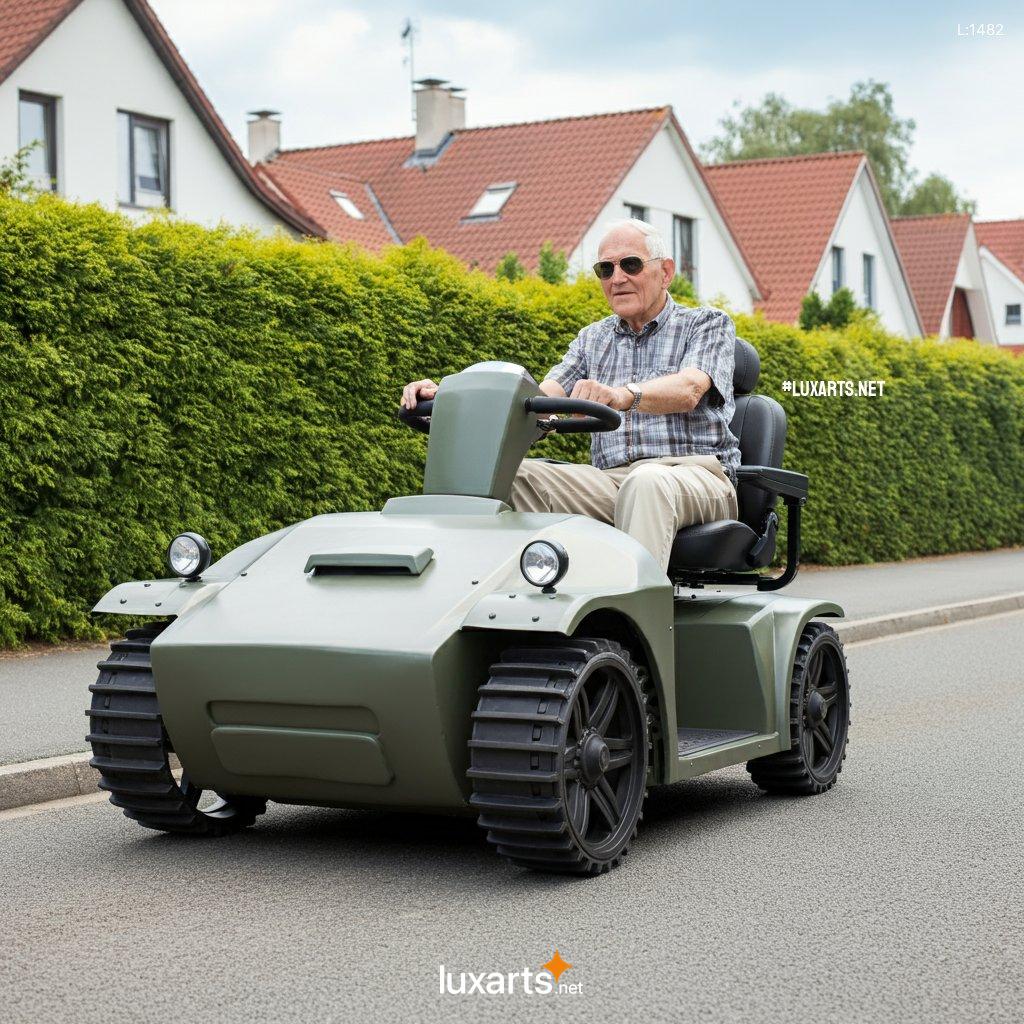 Tank Shaped Mobility Scooter: Innovative Design for Ultimate Comfort and Style tank shaped mobility scooter 2